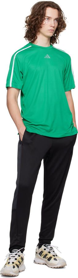 Adidas Originals Off-White & Yellow Hyperturf Sneakers - Picture 4