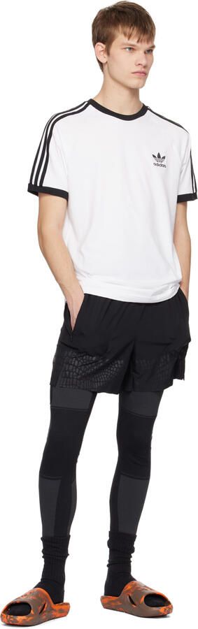 Adidas Originals Orange & Brown Adicane Slides - Picture 4