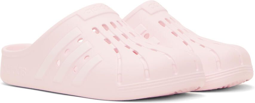 Adidas Originals Pink Adilette Clogs - Picture 2