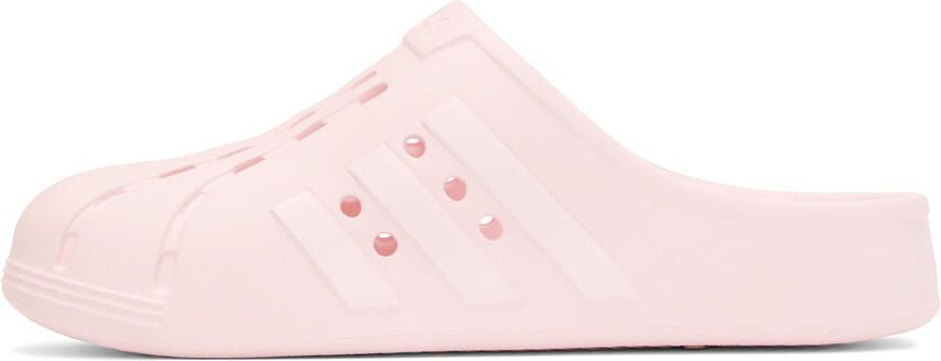 Adidas Originals Pink Adilette Clogs - Picture 5