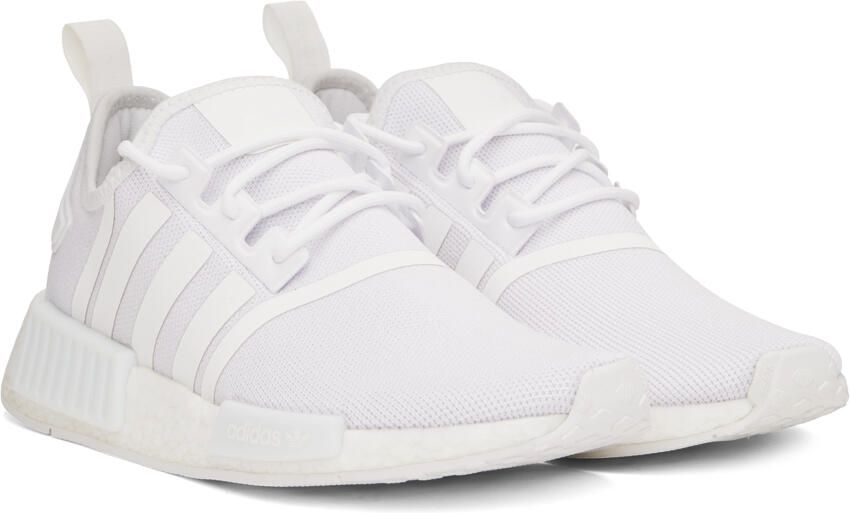 Adidas Originals White NMD_R1 Primeblue Sneakers - Picture 2