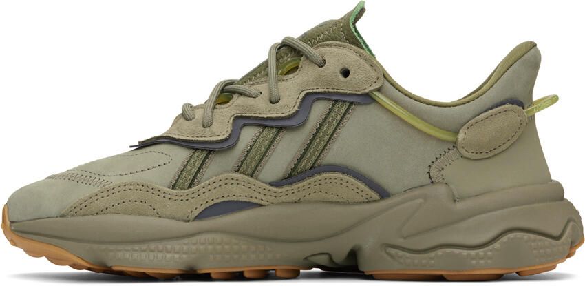 Adidas Originals Taupe Ozweego Sneakers - Picture 3
