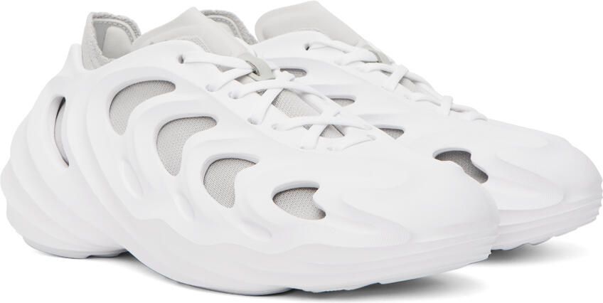 Adidas Originals White Adifom Q Sneakers - Picture 2