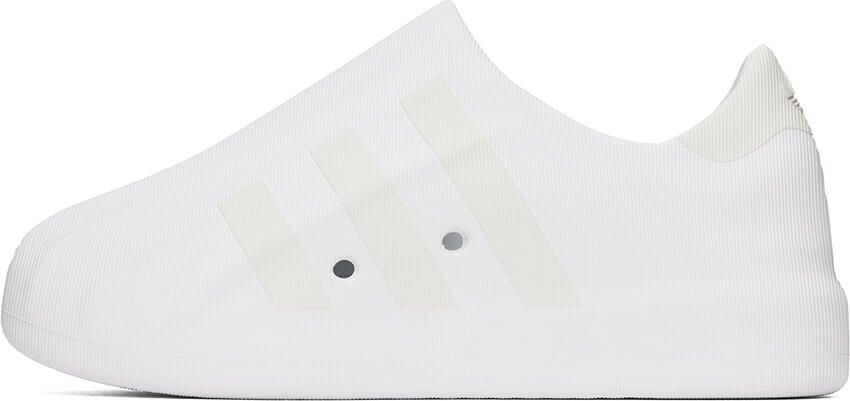 Adidas Originals White Adifom Superstar Sneakers - Picture 3
