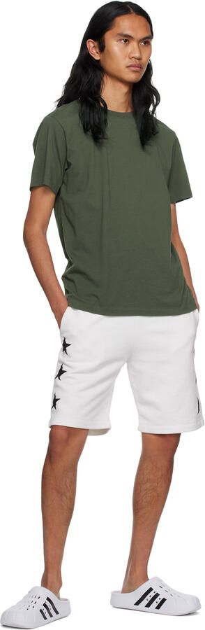 Adidas Originals White & Black Adilette Clog Sandals - Picture 7