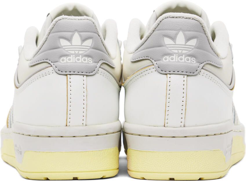 Adidas Originals White & Beige Rivalry Low 86 Sneakers - Picture 6
