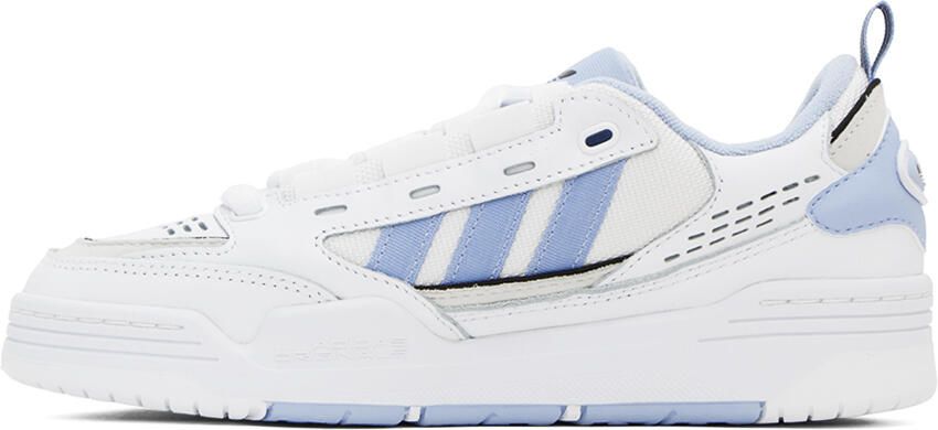 Adidas Originals White & Blue Adi2000 Sneakers - Picture 3