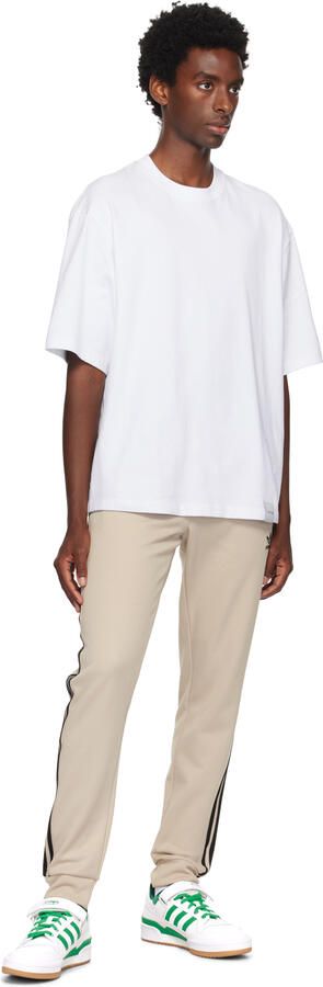 Adidas Originals White & Green Forum Low Sneakers - Picture 4