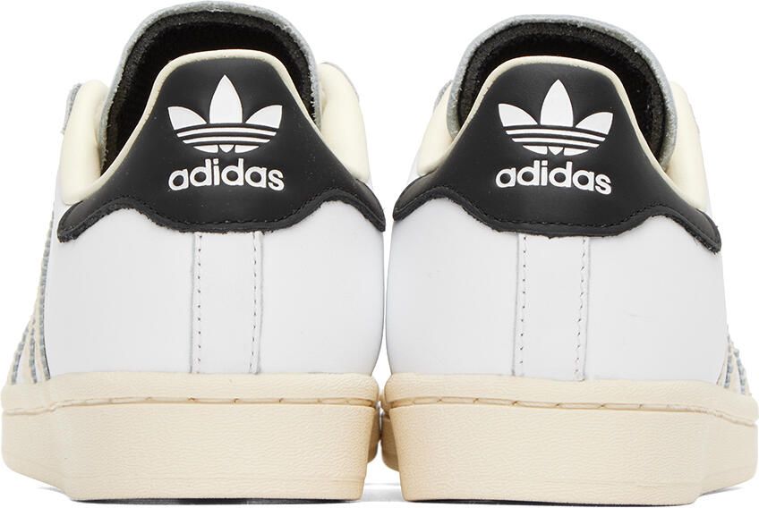 Adidas Originals White & Off-White Superstar Sneakers