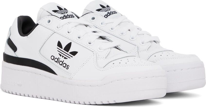 Adidas Originals White Forum Bold Sneakers - Picture 2