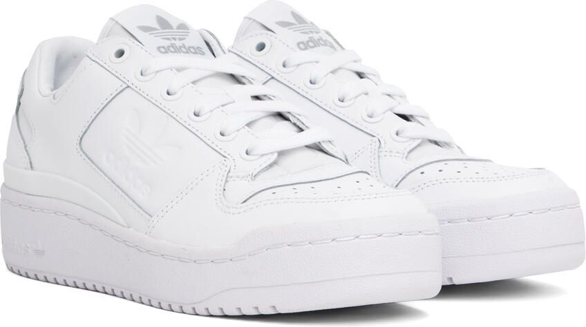 Adidas Originals White Forum Bold Sneakers - Picture 2