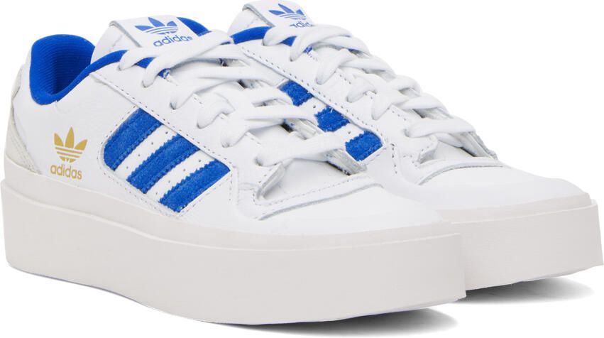 Adidas Originals White Forum Bonega Sneakers - Picture 2
