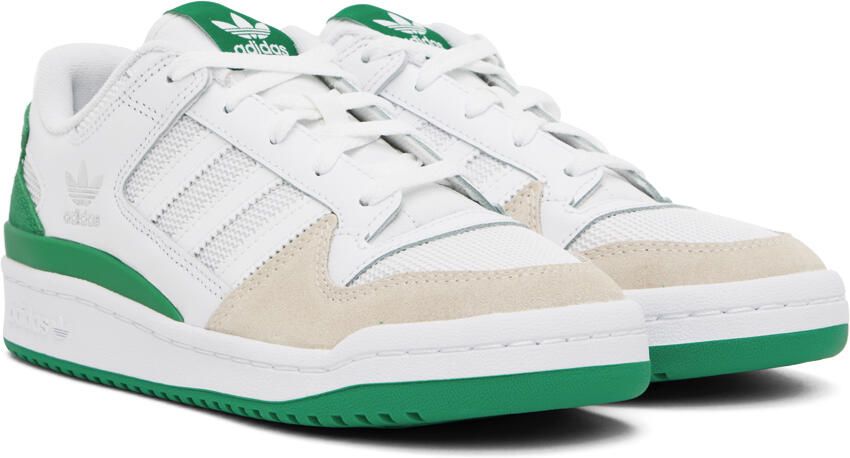 Adidas Originals White Forum Low Classic Sneakers - Picture 2