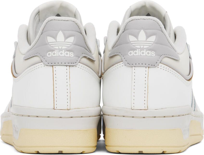 Adidas Originals White & Beige Rivalry Low 86 Sneakers