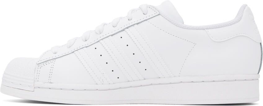 Adidas Originals White Superstar Sneakers - Picture 7