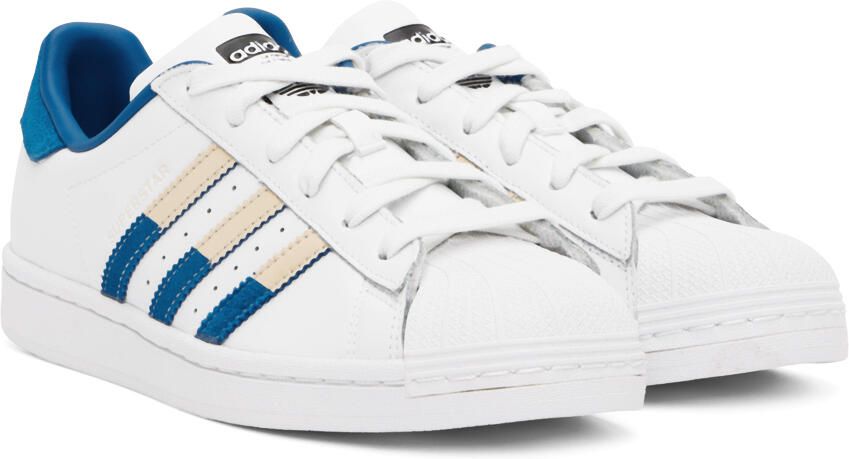 Adidas Originals White Superstar Sneakers - Picture 2