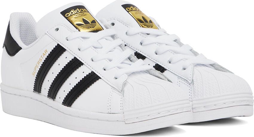 Adidas Originals White Superstar Sneakers - Picture 2