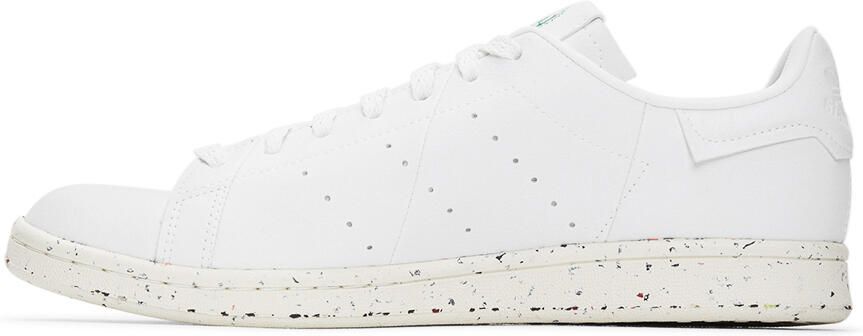 Adidas Originals White Vegan Leather Stan Smith Sneakers - Picture 2