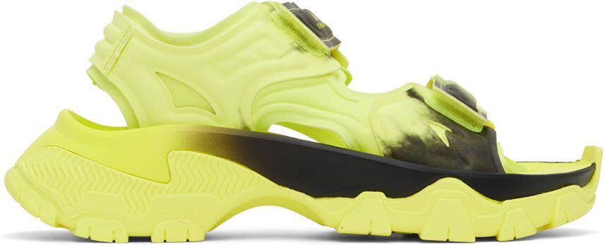 Adidas by Stella McCartney Green Hika Sandals - Picture 5