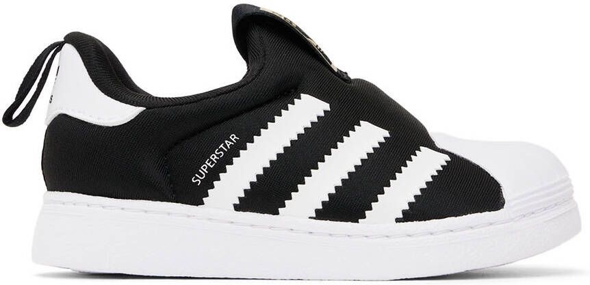 Adidas Kids Baby Black & White Superstar 360 Sneakers - Picture 4