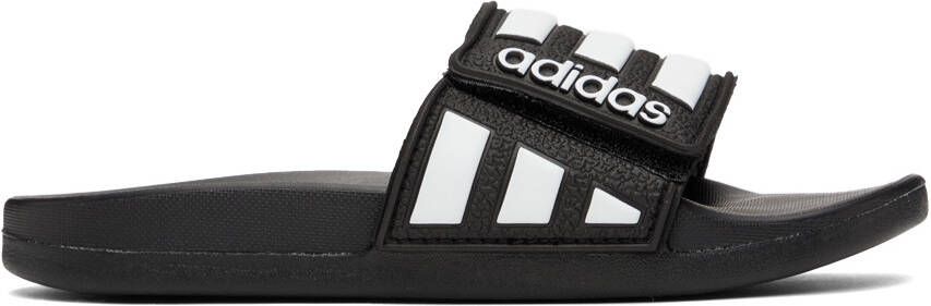 Adidas Kids Black Adilette Comfort Little Kids Slides