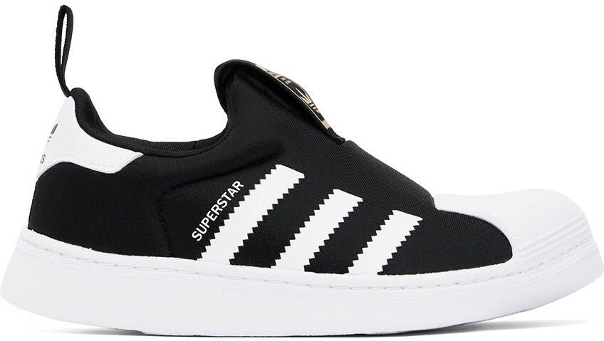 Adidas Kids Black Superstar 360 Little Kids Sneakers - Picture 2