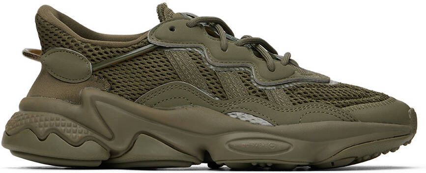 Adidas Kids Khaki Ozweego Big Kids Sneakers - Picture 5