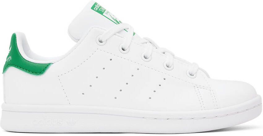 Adidas Kids White Stan Smith Little Kids Sneakers - Picture 5