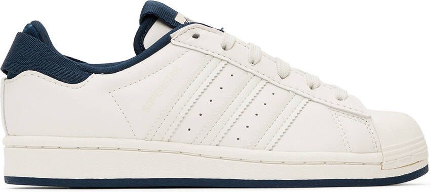 Adidas Kids White Superstar Big Kids Sneakers - Picture 4