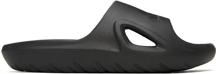 Adidas Originals Black Adicane Slides - Picture 5
