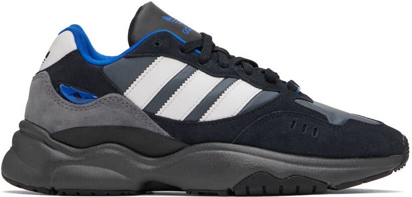 Adidas Originals Black & Gray Retropy F90 Sneakers