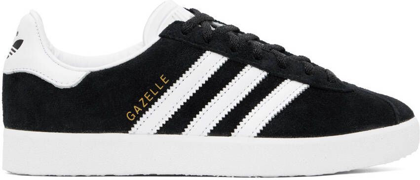 Adidas Originals Black & White Gazelle 85 Sneakers - Picture 5