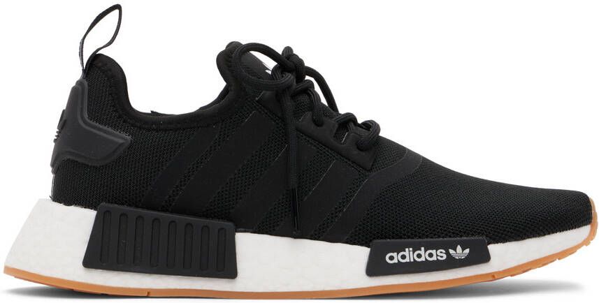 Adidas Originals Black & White NMD_R1 Primeblue Sneakers - Picture 4