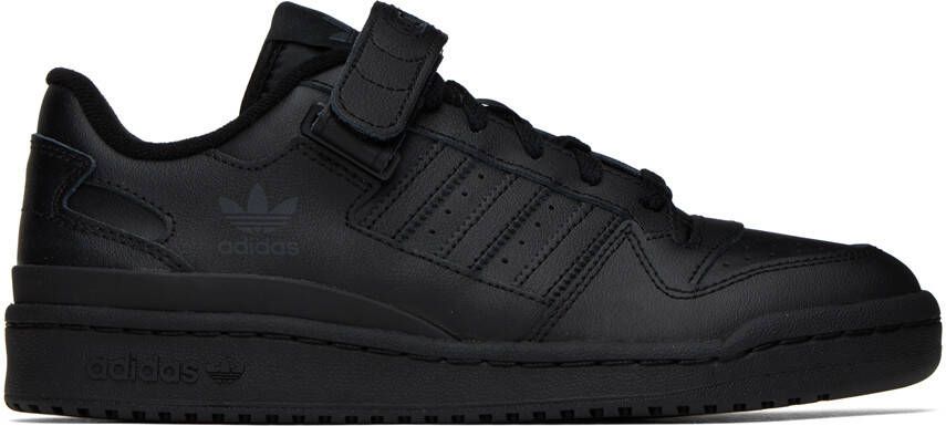 Adidas Originals Black Forum Low Sneakers - Picture 5