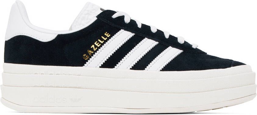 Adidas Originals Black Gazelle Bold Sneakers - Picture 3