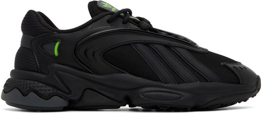 Adidas Originals Black Ozweego Sneakers - Picture 4