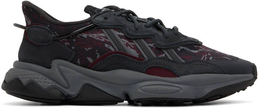 Adidas Originals Black Ozweego Sneakers - Picture 7