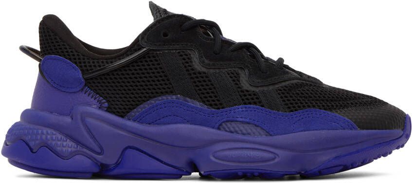 Adidas Originals Black Ozweego Sneakers - Picture 5
