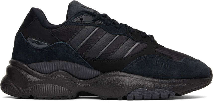 Adidas Originals Black Retropy F90 Sneakers - Picture 6