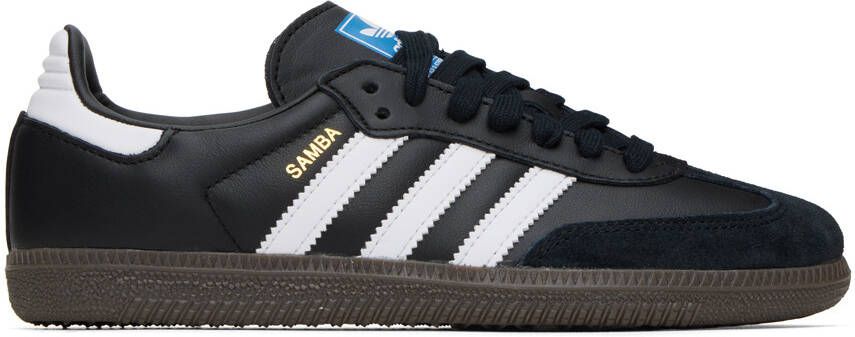 Adidas Originals Black Samba OG Sneakers - Picture 4