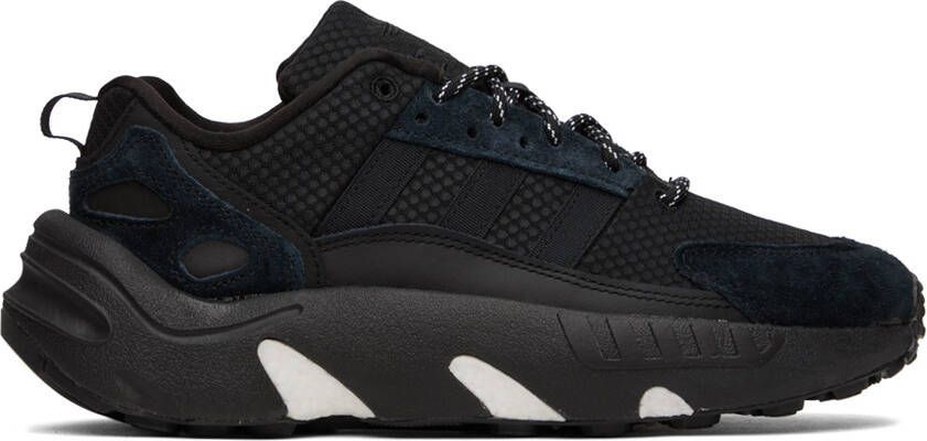 Adidas Originals Black ZX 22 Boost Sneakers - Picture 4