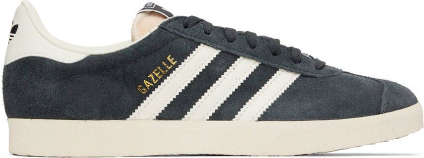 Adidas Originals Gray Gazelle Sneakers - Picture 5