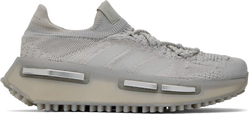 Adidas Originals Gray NMD_S1 Sneakers - Picture 3