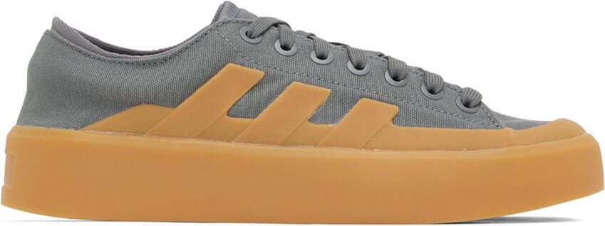 Adidas Originals Gray Znsored Sneakers - Picture 5