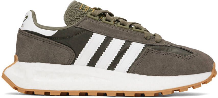 Adidas Originals Khaki Retropy E5 Sneakers - Picture 5