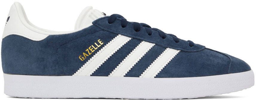 Adidas Originals Navy Gazelle Sneakers - Picture 3