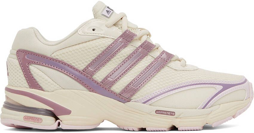 Adidas Originals Off-White & Purple Supernova Cushion 7 Sneakers - Picture 5
