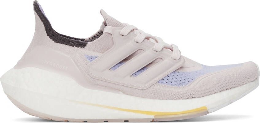 Adidas Originals Pink & Purple Ultraboost 21 Sneakers - Picture 5