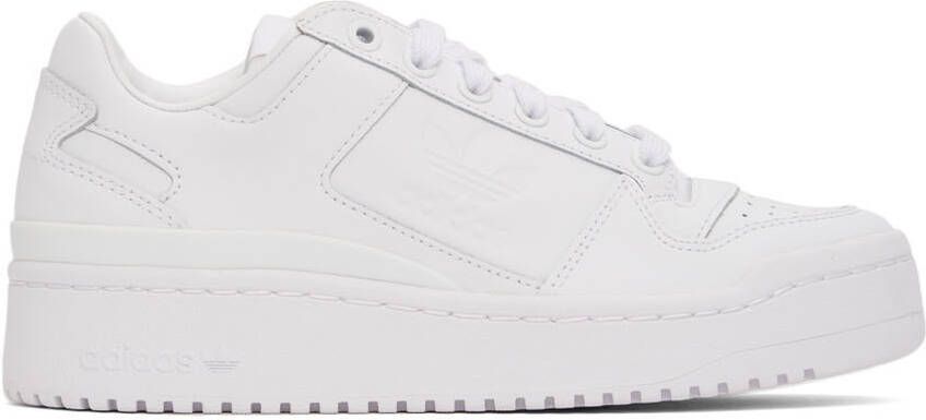 Adidas Originals White Forum Bold Sneakers - Picture 7