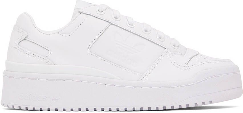 Adidas Originals White Forum Bold Sneakers - Picture 5